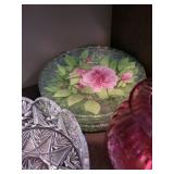 Collection of Vintage Glassware and Decorative Dishes