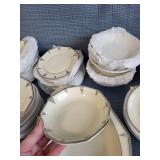 Community China Deauville Bavaria Germany Dinnerware Set with Serving Pieces