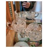 Collection of Vintage Glassware and Porcelain Tea Sets