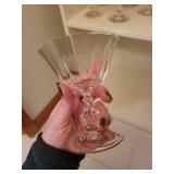 Set of 12 Vintage Clear Glass Dessert or Cocktail Goblets