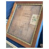 Collection of 3 Vintage Picture Frames Including Framed Landscape Painting
