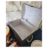 Vintage Doll and Trinket Box Collection with Decor Plate