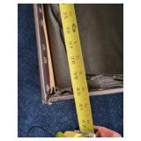 Set of 2 Black Faux Leather Storage Benches