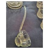 14-Piece Vintage Indiana Glass Diamond Point Punch Bowl Set