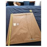 Framed Winter Village Watercolor Print Signed by Topp