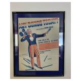 Framed Sheet Music Poster - Any Bonds Today? by Irving Berlin