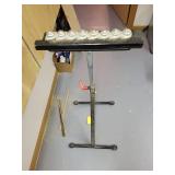 Adjustable Conveyor Roller Stand with Ball Transfer Top