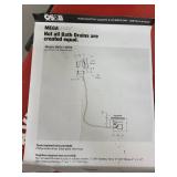 OS&B MegaDrain Bath Drain and Overflow Kit SH04K-BCP