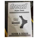 Freud 6 Inch Super Dado Blade Set with Case and Manual