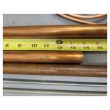 Mixed Lot of Plumbing and Hardware Supplies with Basket