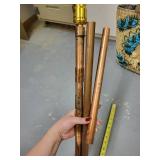 Mixed Lot of Plumbing and Hardware Supplies with Basket