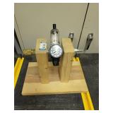 Air Hose with Brass Fittings and Micro Pressure Regulator Gauge