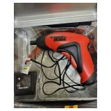 Black & Decker Cordless Screwdriver Kit with Charger and Bits in Case