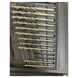 Large Drill Bit and Driver Bit Set in Hard Case