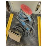 Set of 2 Electric Sanders - Craftsman Finishing Sander and Makita BO5041 Orbital Sander