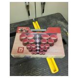 25 Piece Rubber Sanding Drum Set with Carrying Case