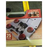 25 Piece Rubber Sanding Drum Set with Carrying Case