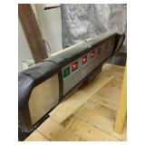 Work Table with Shelving, Porter Cable Joiner, Power Strip, and Clamp