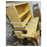 Work Table with Shelving, Porter Cable Joiner, Power Strip, and Clamp