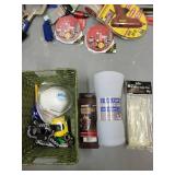 Large Lot of Hand Tools and Accessories Including Drill Bits, Blades, Voltage Tester, and More