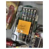 Large Lot of Hand Tools and Accessories Including Drill Bits, Blades, Voltage Tester, and More