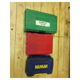 Greenlee Knockout Punch Kit and Irwin Driver Bit Sets