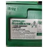 Greenlee Knockout Punch Kit and Irwin Driver Bit Sets