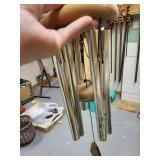 Outdoor Wind Chime, Metal Spinner, and Metal Leaf Dragonfly Set