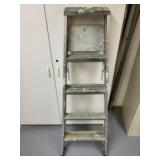 Lot of 2 Step Ladders including Ridd-Jid Aluminum and Black 2-Step Ladder