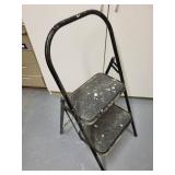 Lot of 2 Step Ladders including Ridd-Jid Aluminum and Black 2-Step Ladder