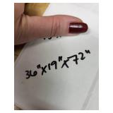 Metal Storage Cabinet with Shelves, 36x19x72 Inches