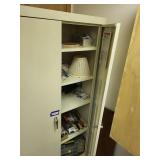 Metal Storage Cabinet with Shelves, 36x19x72 Inches