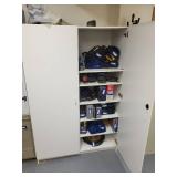 White Utility Storage Cabinet 48 x 21 x 72 Inches