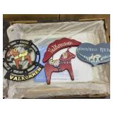 Set of 3 Scandinavian Welcome Wall Plaques