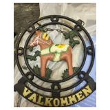 Set of 3 Scandinavian Welcome Wall Plaques