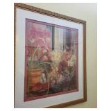 Framed Floral Still Life Artwork, 37 x 32 Inches
