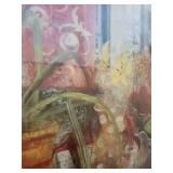 Framed Floral Still Life Artwork, 37 x 32 Inches