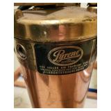 Lot of 2 Vintage Fire Extinguishers including Pyrene Brass Model