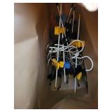 Lot of Clothes Hangers Including Wood and Plastic Styles