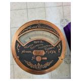 Antique Weston Electrical Voltmeter Newark NJ Brass Case No. 34238