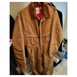 Carhartt Insulated Brown Coveralls Size 40 Regular