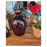 Collection of Miniature Animal Figurines, Pottery Jug, and Country Decor