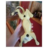 Vintage Siamese Cat Figurine with Blue Eyes