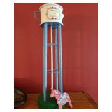 Mark Ostrom Swedish Lindstrom Water Tower Model with Dala Horse