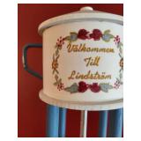 Mark Ostrom Swedish Lindstrom Water Tower Model with Dala Horse