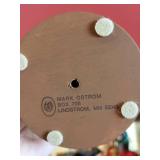 Mark Ostrom Swedish Lindstrom Water Tower Model with Dala Horse