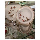 Noritake China Japan Tatania 1970 Dinnerware Set with Floral Pattern