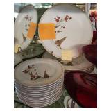 Noritake China Japan Tatania 1970 Dinnerware Set with Floral Pattern