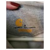 Craftsman Brown Hooded Jacket and Carhartt Gray Pullover Hoodie