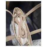 2 purse Bags white and gold